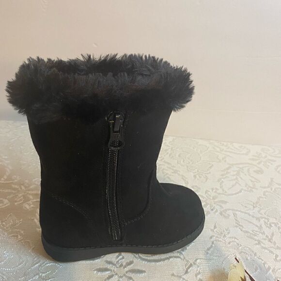 💥Cat & Jack Girls Georgeina faux suede Boots Sizes : Various - Picture 5 of 14